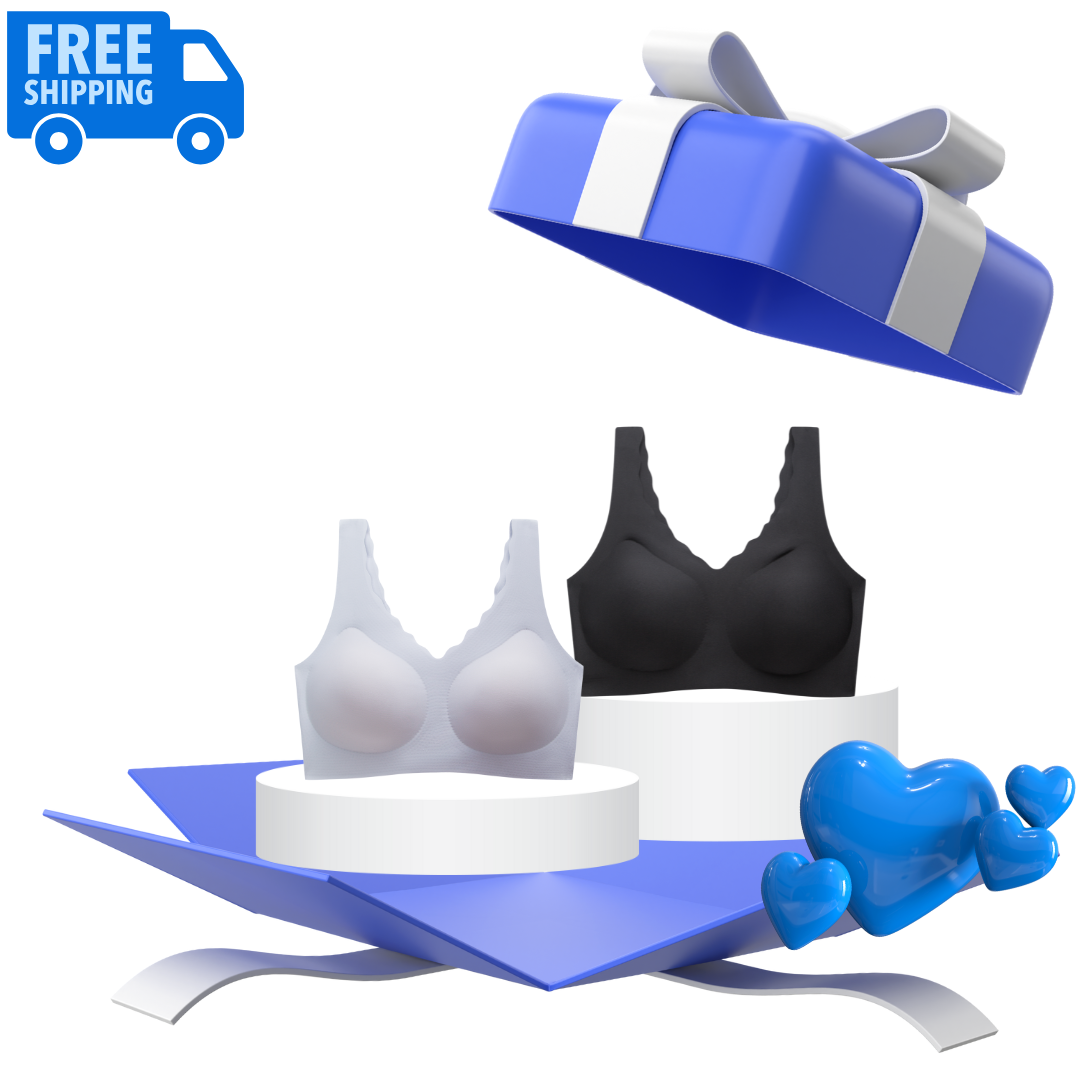 BluBluBear® Adjustable Wire-Free Bras—with back hooks - BluBluBear