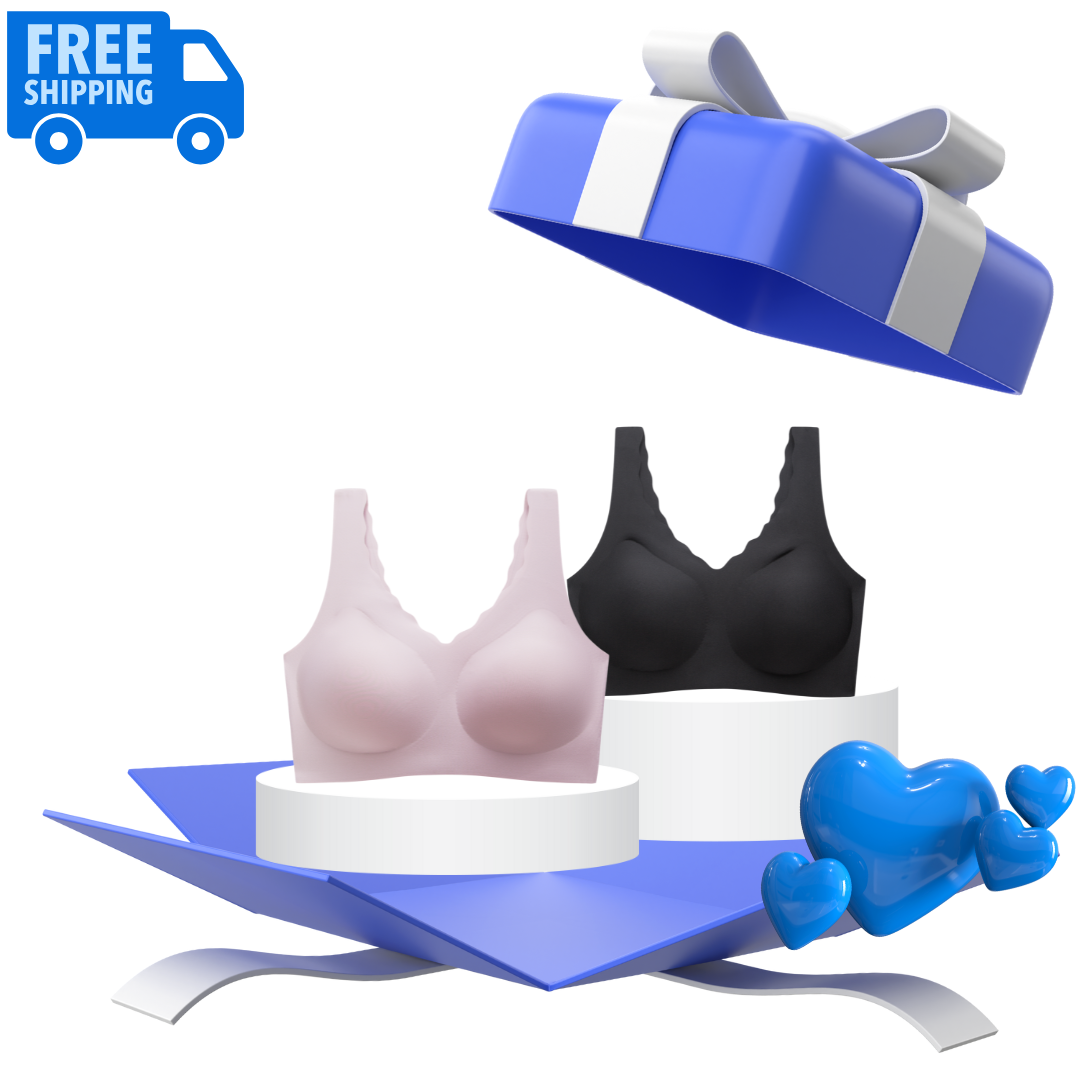 BluBluBear® Adjustable Wire-Free Bras—with back hooks - BluBluBear