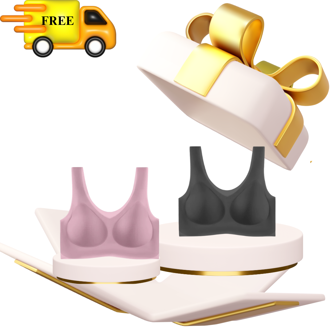 BluBluBear® Lycra Icy-Skin Wire-Free Bra 5A Antibacterial - BluBluBear