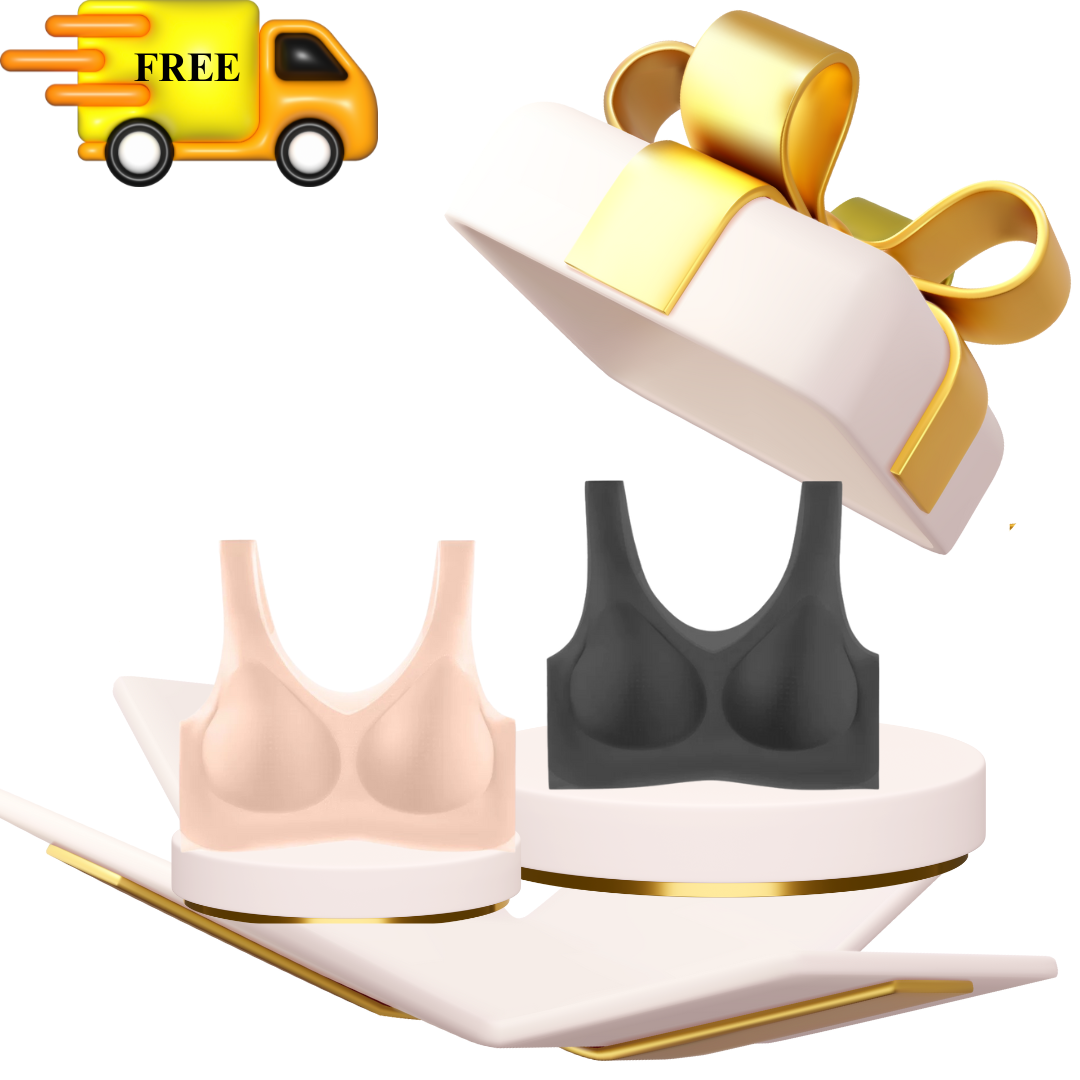 BluBluBear® Lycra Icy-Skin Wire-Free Bra 5A Antibacterial - BluBluBear