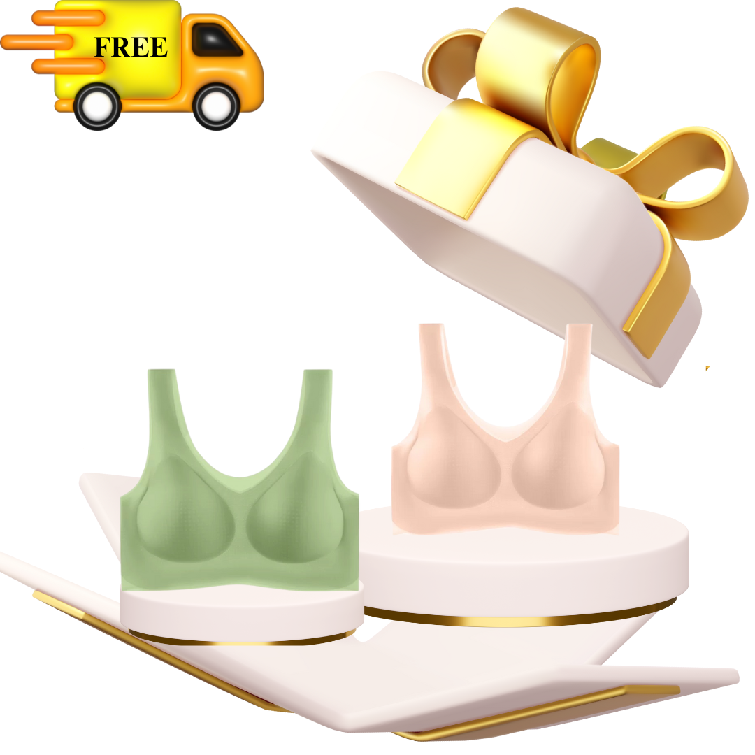 BluBluBear® Lycra Icy-Skin Wire-Free Bra 5A Antibacterial - BluBluBear