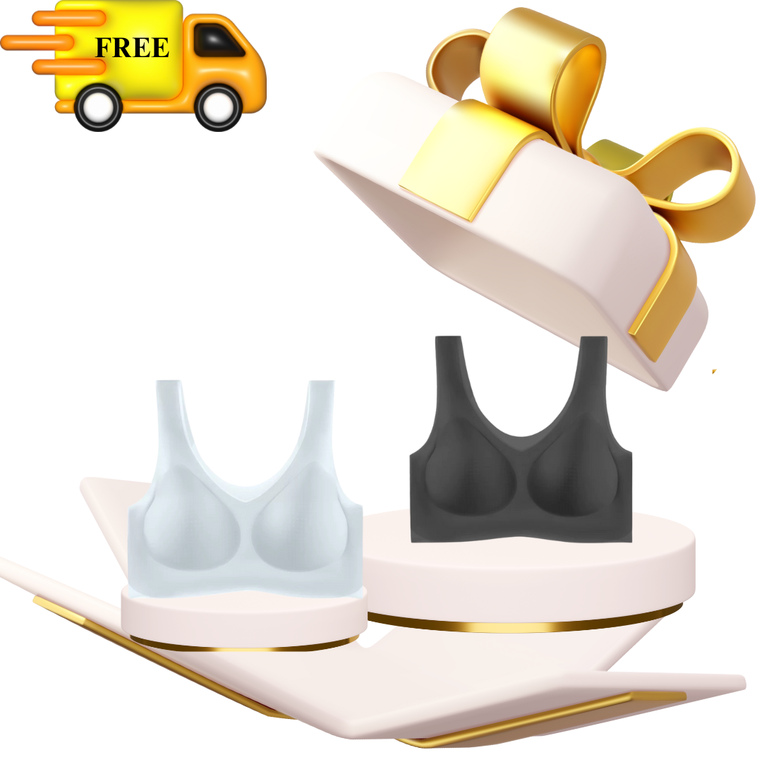 BluBluBear® Lycra Icy-Skin Wire-Free Bra 5A Antibacterial - BluBluBear