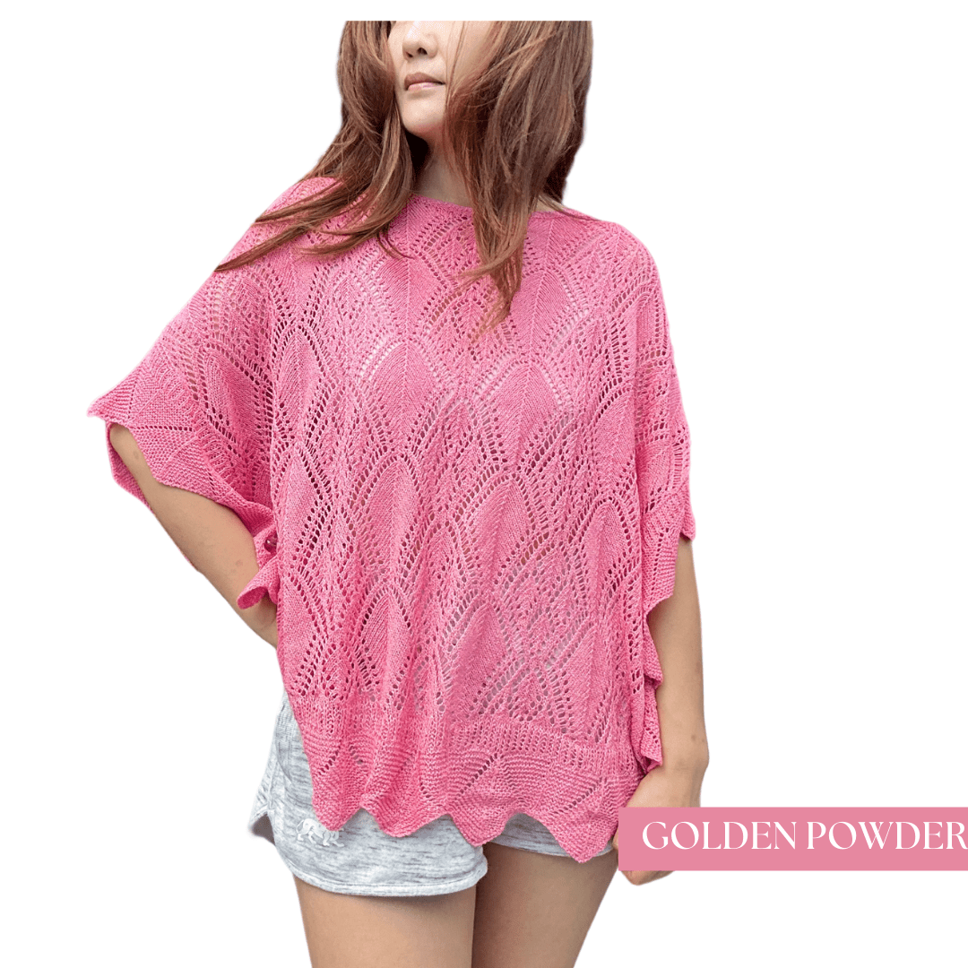 Lace Knit Poncho/ Party Lace Knit Top/Swimsuit Coverups - BluBluBear