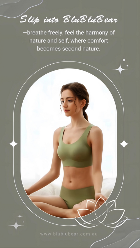 The Perfect Companion for Your Yoga and Meditation Practice: BluBluBear® Wireless Bras