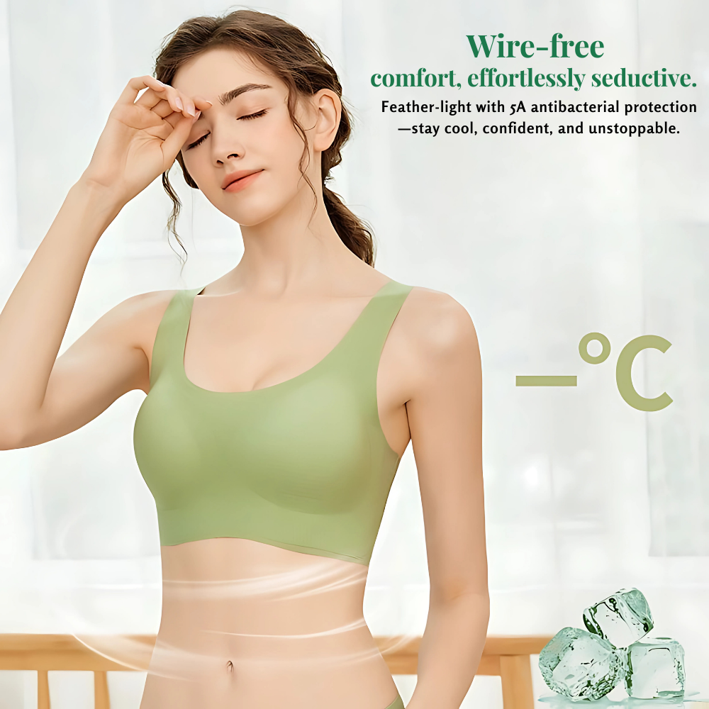 BluBluBear® Lycra Icy-Skin Wire-Free Bra 5A Antibacterial - BluBluBear 