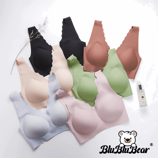 BluBluBear®Adjustable Wire - Free Wavelet Bra.Ultimate Support, Softness, and Effortless Style - BluBluBear BluBluBear 
