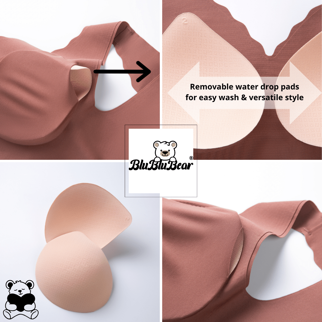 BluBluBear®Adjustable Wire - Free Wavelet Bra.Ultimate Support, Softness, and Effortless Style - BluBluBear