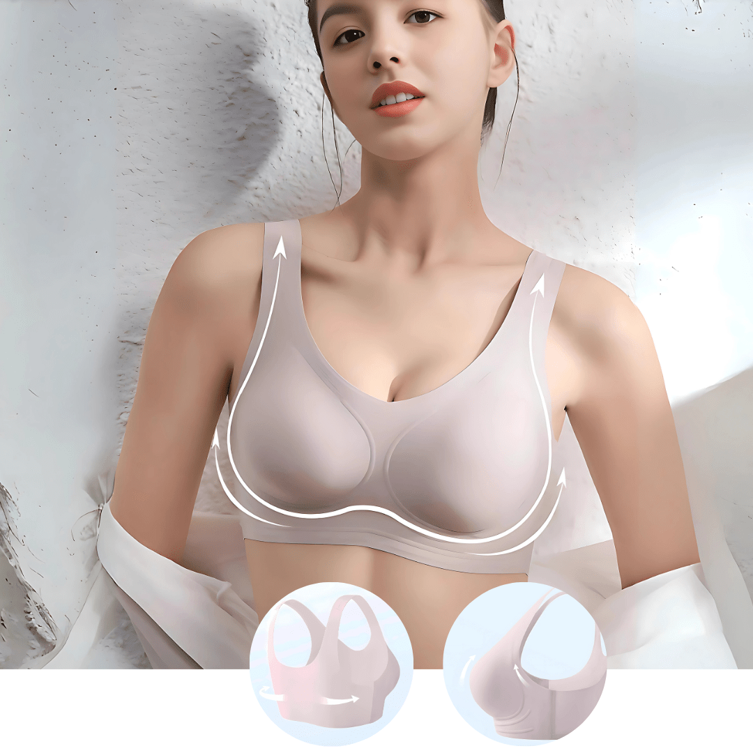 BluBluBear®W - shaped 3D Gel technology wire - free bra - BluBluBear